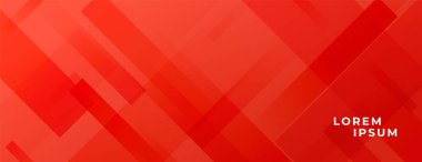 Çapraz çizgileri olan soyut kırmızı pankart