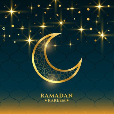 Güzel Ramazan Kareem kutsal sezon tebrik kartı tasarımı