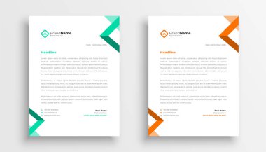 Basit iş antetli şablon tasarımı