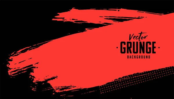Abstrait Grunge Rouge Noir Texture Fond — Image vectorielle