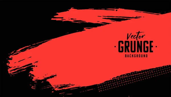 Abstrait Grunge Rouge Noir Texture Fond — Image vectorielle