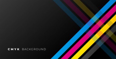 cmyk satırlı soyut siyah arkaplan