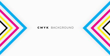 düz cmyk çizgileri geometrik arkaplan