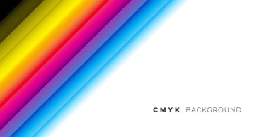 gökkuşağı cmyk renk çizgisi arkaplanı