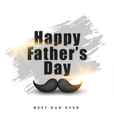 Mutlu babalar günü Soyut kart tasarımı