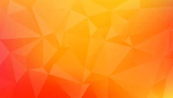 Abstract Laag Poly Oranje Gele Achtergrond — Stockvector