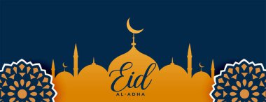 Kurban Bayramı için Arap dekorasyon afişi