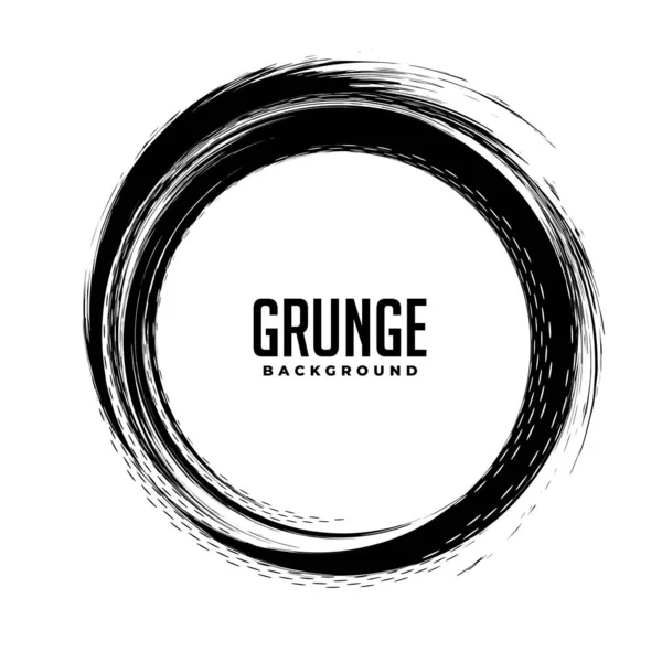 Abstrato Circular Grunge Frame Fundo — Vetor de Stock