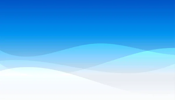 エレガントな青い波のプレゼンテーションビジネスの背景 — ストックベクタ