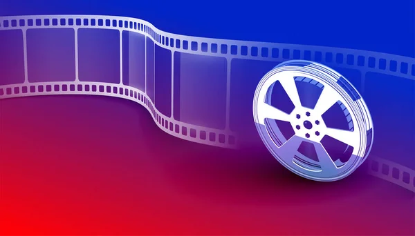 Film Film Film Strip Levendige Achtergrond — Stockvector