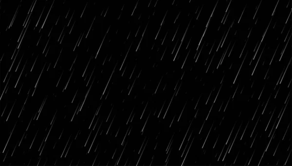 Regentropfen Auf Schwarzem Hintergrund — Stockvektor