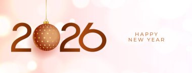 Mutlu yıllar 2026 Noel afişi Xmas değerli vektörlü