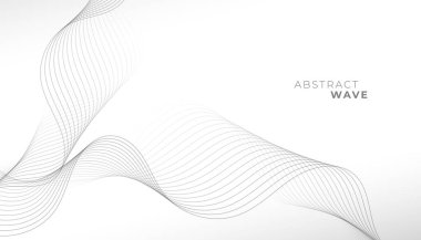 Modern sunum vektörü için satır biçimi temiz kıvrımlı hareket arkaplanı