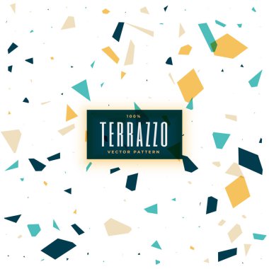 Güzel ve soyut terrazzo granit döşeme dokusu arka plan vektörü