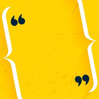 diyalog kutusu çerçeve sarı şablon tasarım vektörü