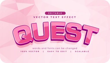 metin efekti biçimi sorgulama düzenlenebilir yazı tipi tasarım vektörü