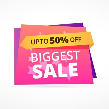 en büyük satış indirim renkli afiş