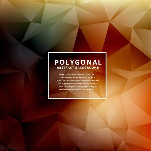 Fond vectoriel polygonal abstrait — Image vectorielle