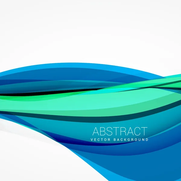 abstract blue wave background design