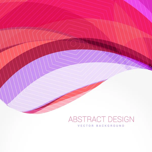 Abstrato modelo de design de fundo onda —  Vetores de Stock