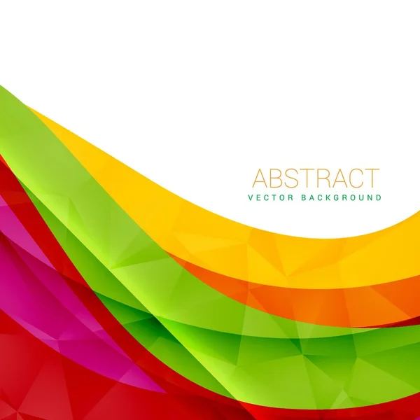 Colorful wave abstract background Stock Illustration