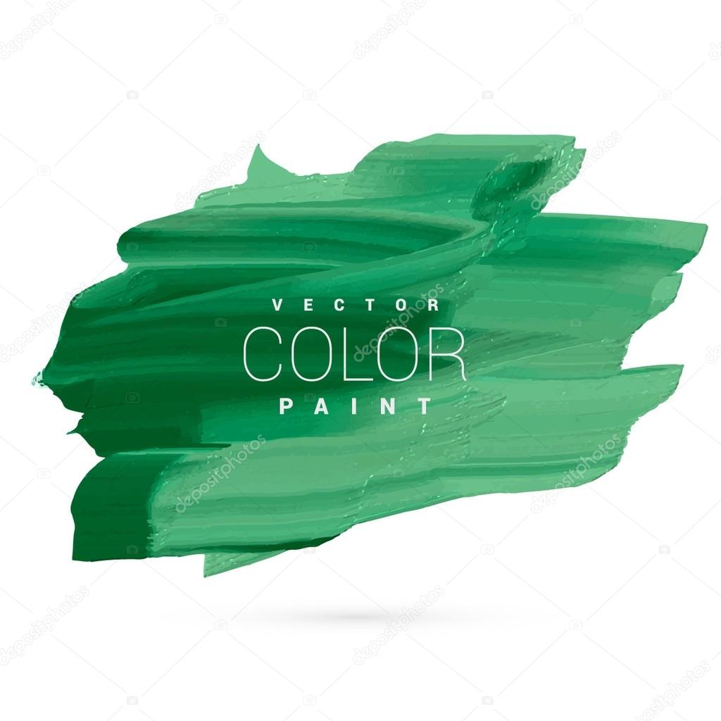 green water color paint stain design