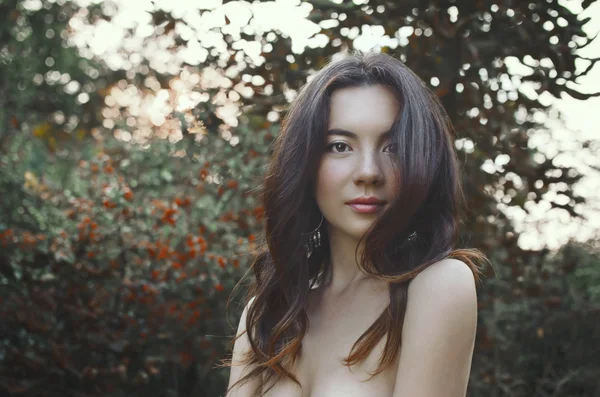 fairy Forest romantik kadın portresi