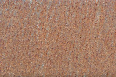 Paslı, yosunlu metal, açık hava deposu, arka plan yakın çekim, doku, pas..