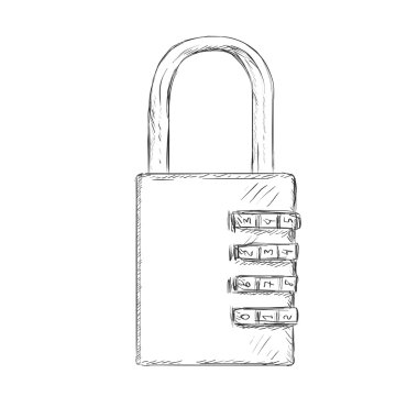 Tek kroki kombinasyonu asma kilit