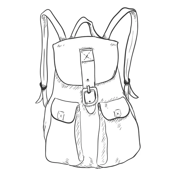 Жінки моди рюкзак — стоковий вектор