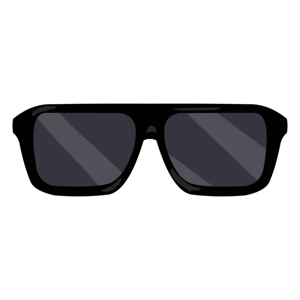 Einzelne Cartoon-Sonnenbrille — Stockvektor