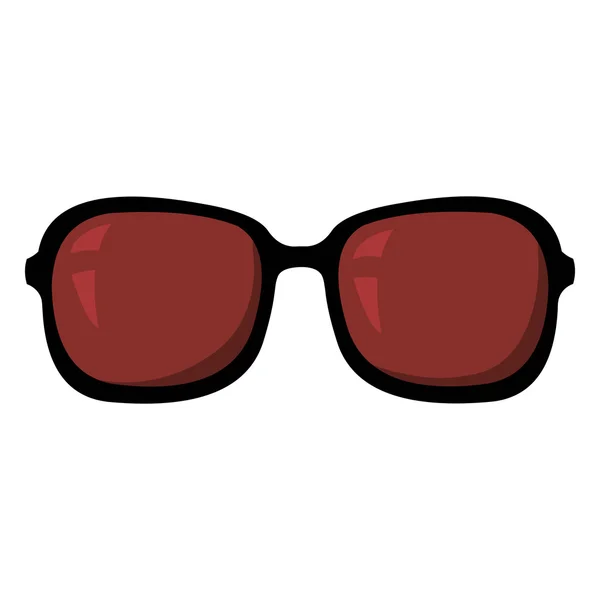 Gafas de sol de dibujos animados individuales — Vector de stock