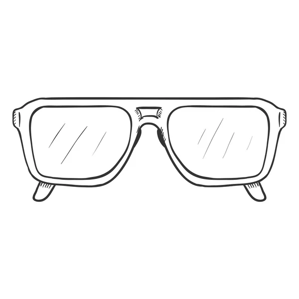 Gafas de bosquejo único — Vector de stock