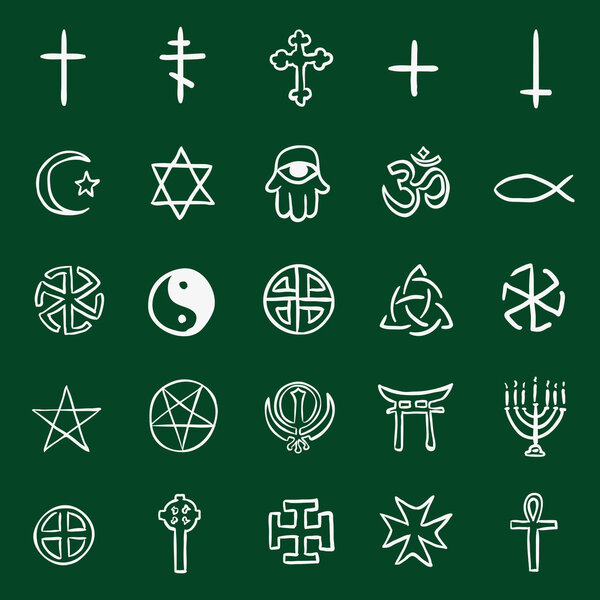 Doodle Religious Symbols