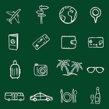 seyahat ve tatil simgeler