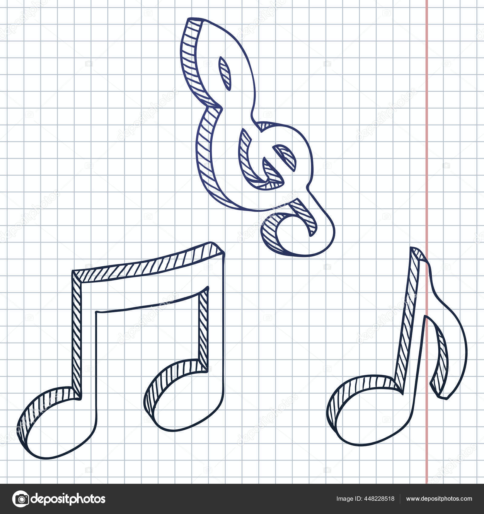 15 Easy Music Notes Drawing Ideas - How to Draw