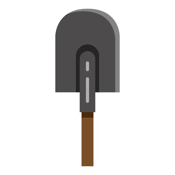 Schaufel Farbe Flach Icon Vektorsymbol Der Gartenarbeit — Stockvektor