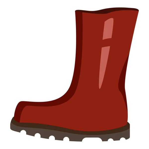 ラバーブーツカラーアイコン 雨のための靴 — ストックベクタ