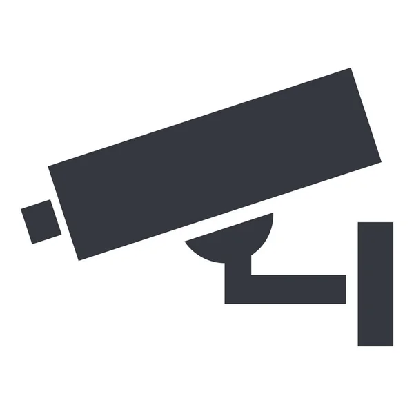 Ícone Básico Cctv Símbolo Câmera Segurança Vetorial —  Vetores de Stock