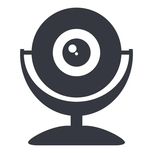 Icono Cámara Web Símbolo Vector Webcam — Vector de stock