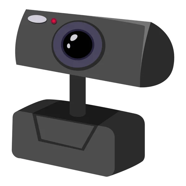 Webcamera Ikoon Vector Single Flat Webcam Symbool — Stockvector
