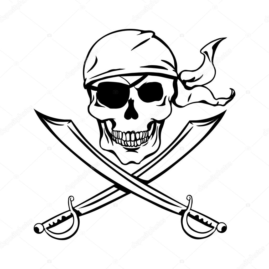 ausmalbilder totenkopf pirat  tippsvorlage