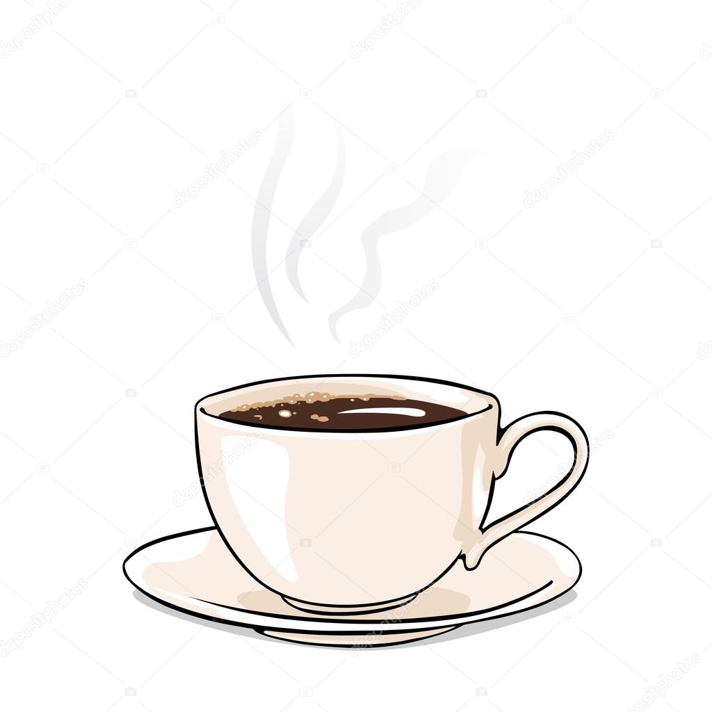 Vector de taza de café — Ilustración de Stock