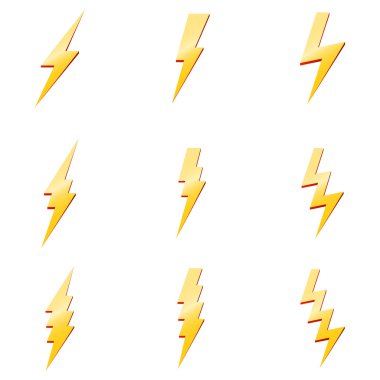 tuono illuminazione icone