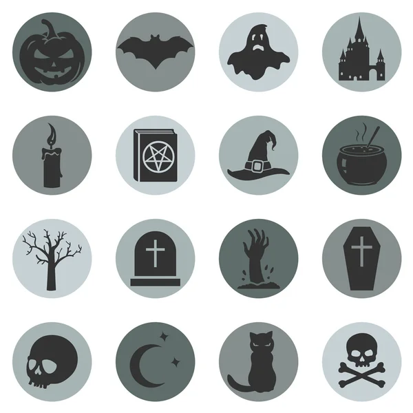 Halloween ikony — Wektor stockowy