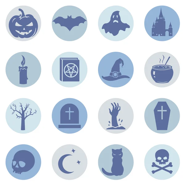 Icone di Halloween — Vettoriale Stock