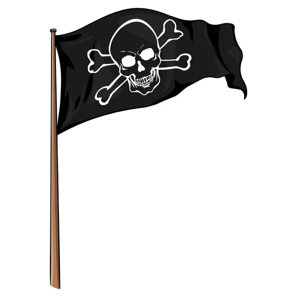 Bandera de pirata — Archivo Imágenes Vectoriales