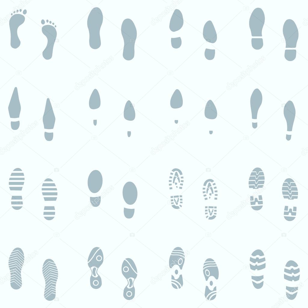 16 Shoes Footprint