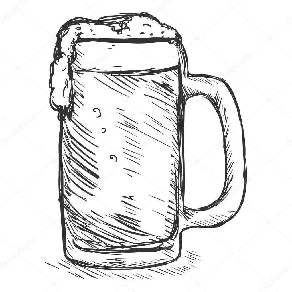 Tankard of Beer — Stock Vector © nikiteev 57167869