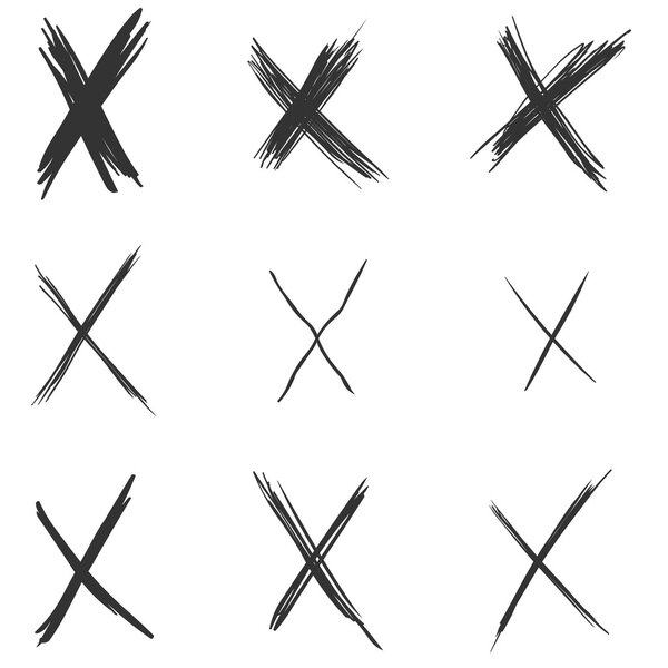 Абстрактный хаотический крест
